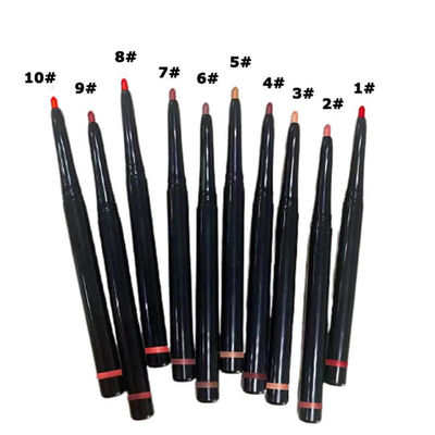 Non Toxic Permanent Lip Liner Pencil , Matte Lipstick Pencil Set